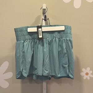 LincActive- Work It Out Shorts - Light Teal